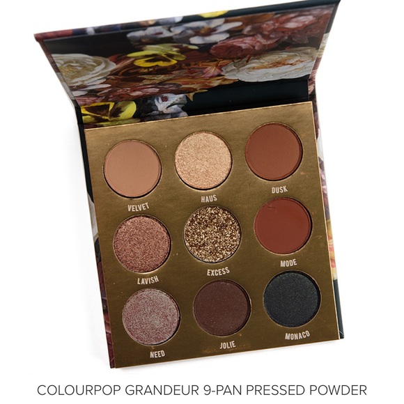 🆕 ‘Grandeur’ Eyeshadow Palette - Colourpop - NEW IN BOX! - Gold and Brown Hues - Picture 2 of 8